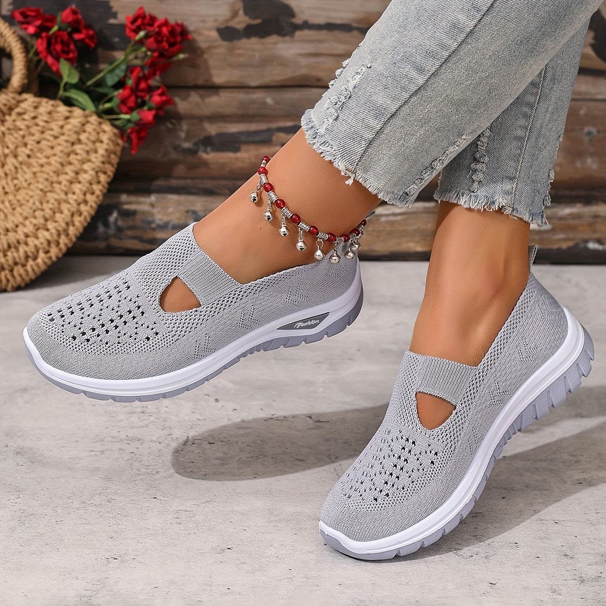 OrthoZen - Dames Zomer Sneakers – Comfortschoenen met FlexLite Zool bij Hielspoor en Gevoelige Voeten