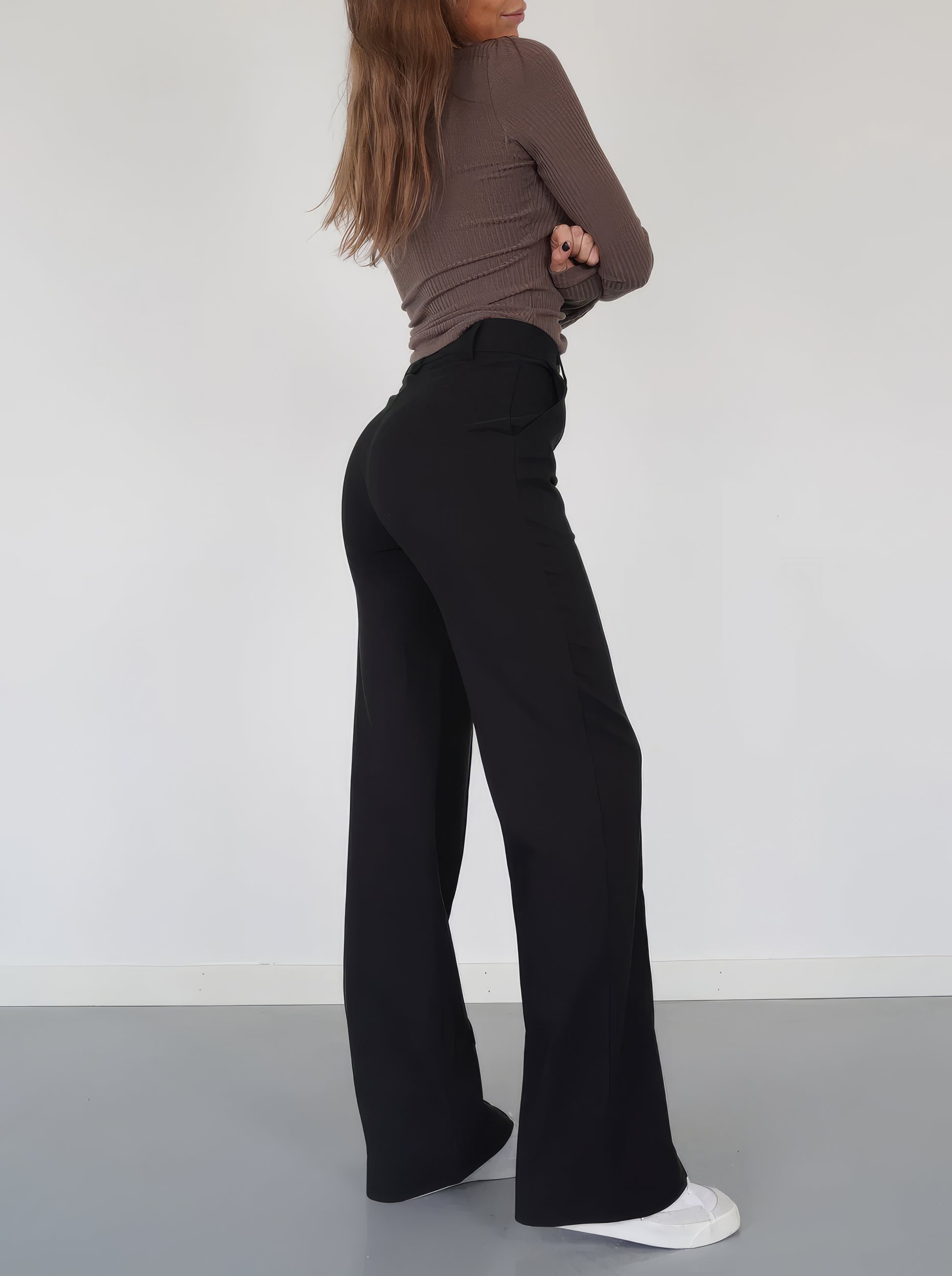 High Waist Pantalon voor Dames | Elegantie en Comfort in Één