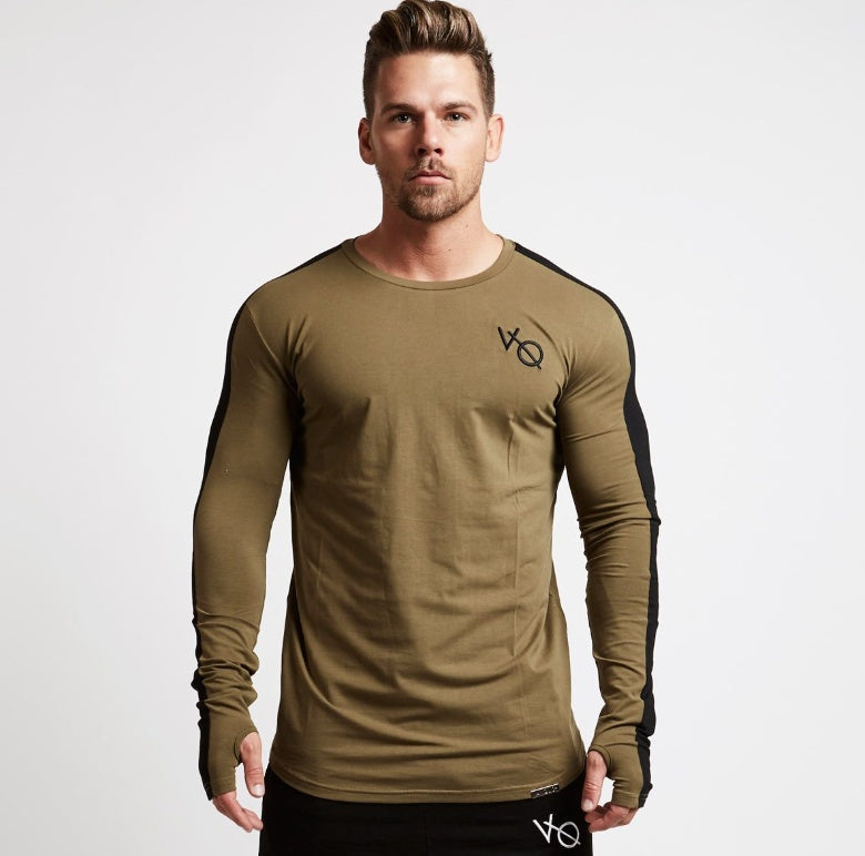 Lange Mouw T-shirt voor Heren – Sportief & Comfortabel