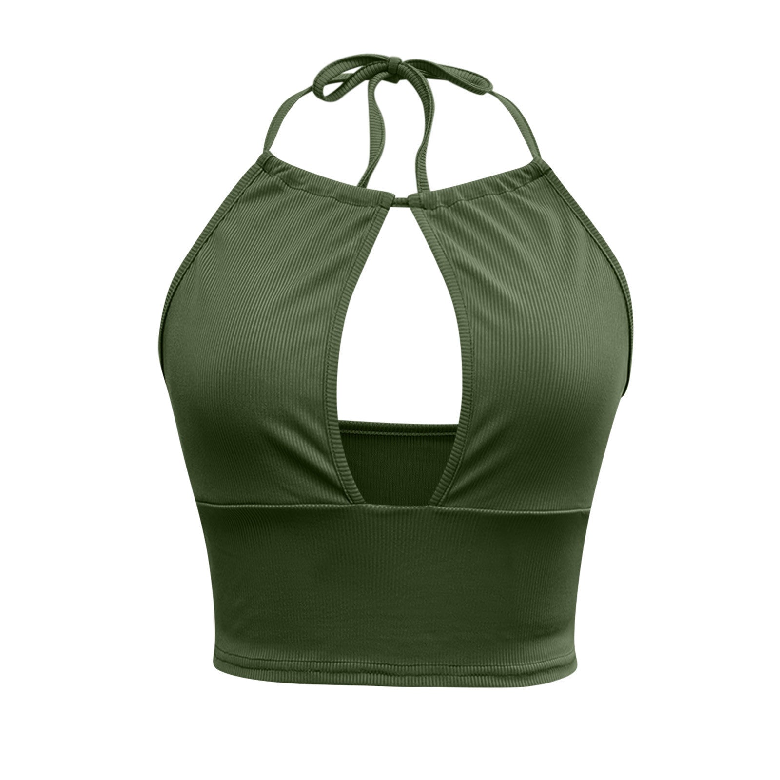 Dames Zomer Camisole Haltertop – Sexy Hollow Out Top