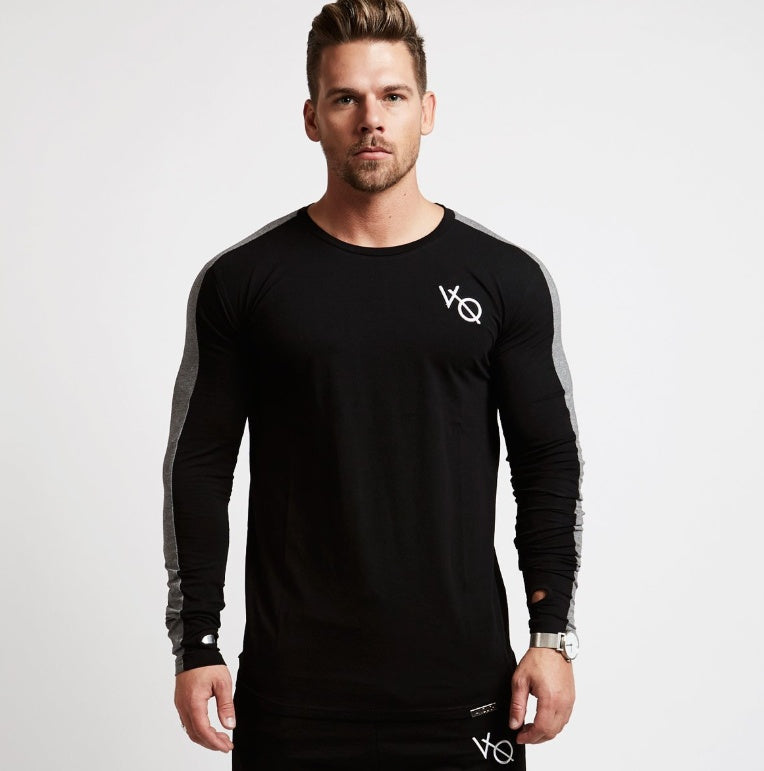 Lange Mouw T-shirt voor Heren – Sportief & Comfortabel