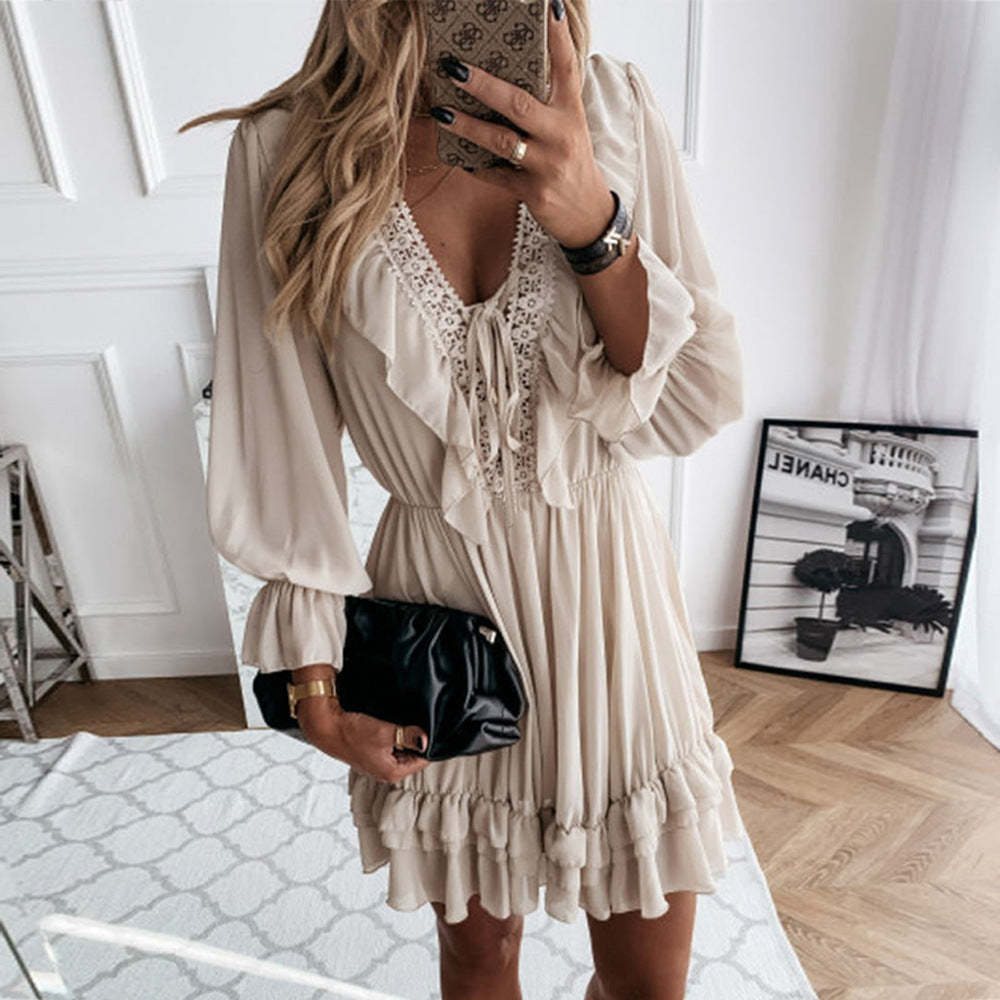 Bohemian Chic Jurk - Elegant en Vrouwelijk, Perfect voor Elke Gelegenheid