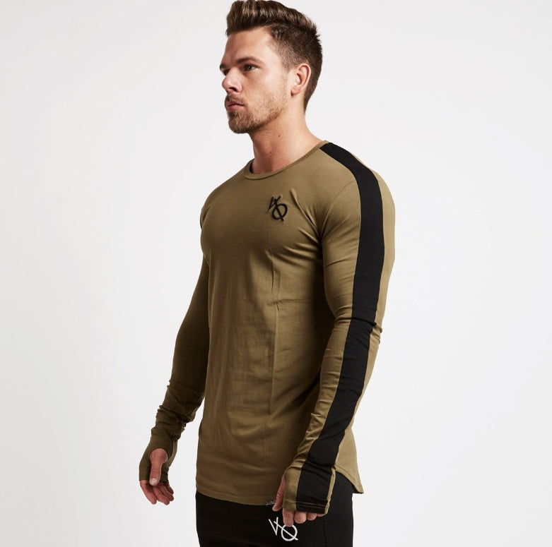 Lange Mouw T-shirt voor Heren – Sportief & Comfortabel