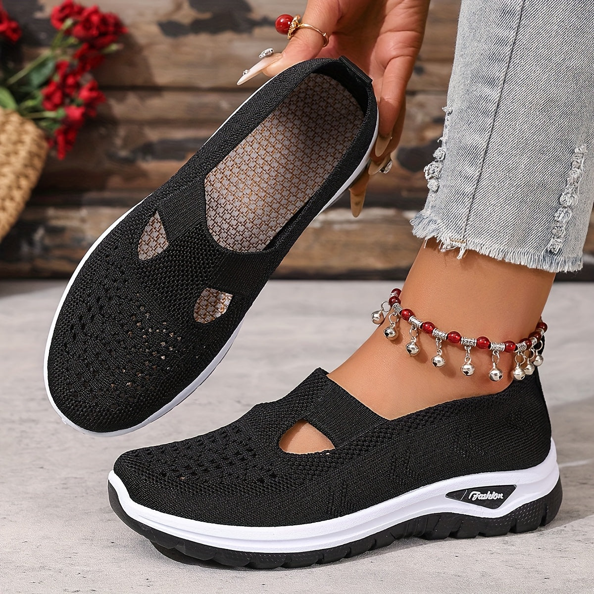 OrthoZen - Dames Zomer Sneakers – Comfortschoenen met FlexLite Zool bij Hielspoor en Gevoelige Voeten