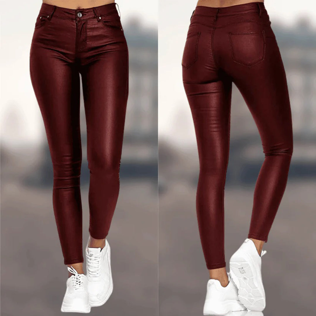 Tess – Leren Zomerbroek voor Dames | Licht, Luchtig en Stijlvol