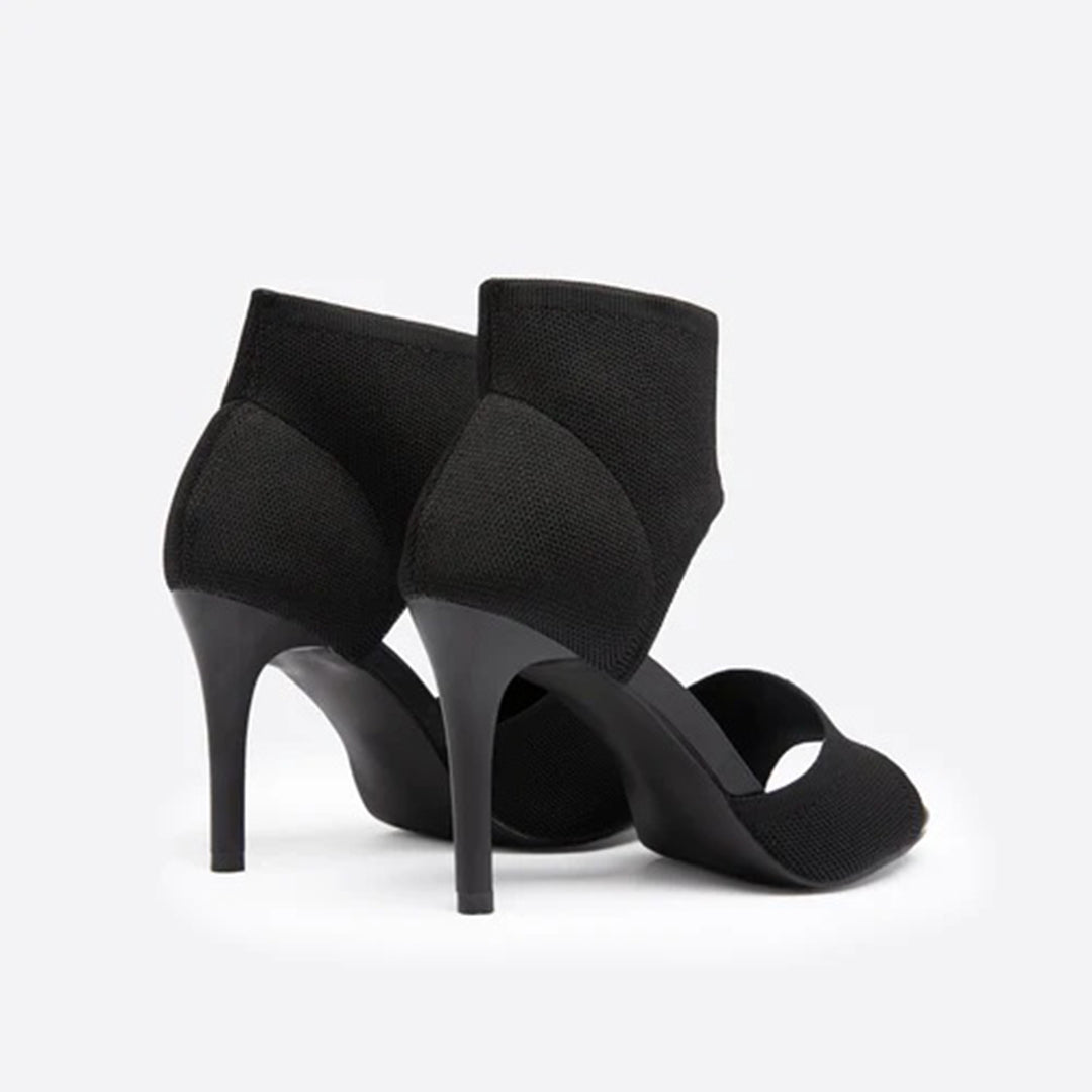 Gebreide Hoge Hak Sandalen voor Dames – Sexy en Stijlvol