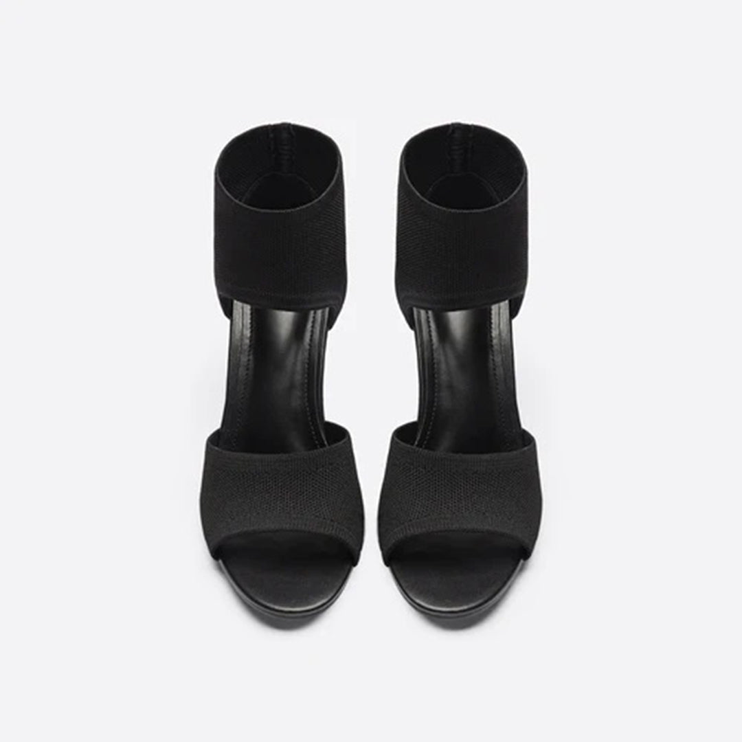 Gebreide Hoge Hak Sandalen voor Dames – Sexy en Stijlvol