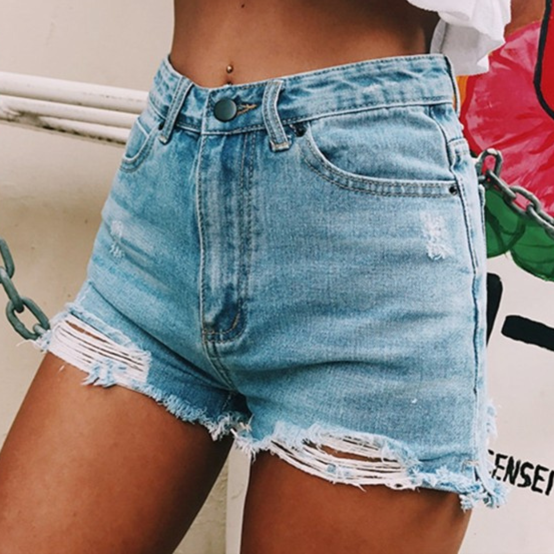 Ondine – Trendy Denim Shorts voor Dames | Zomerse Stijl