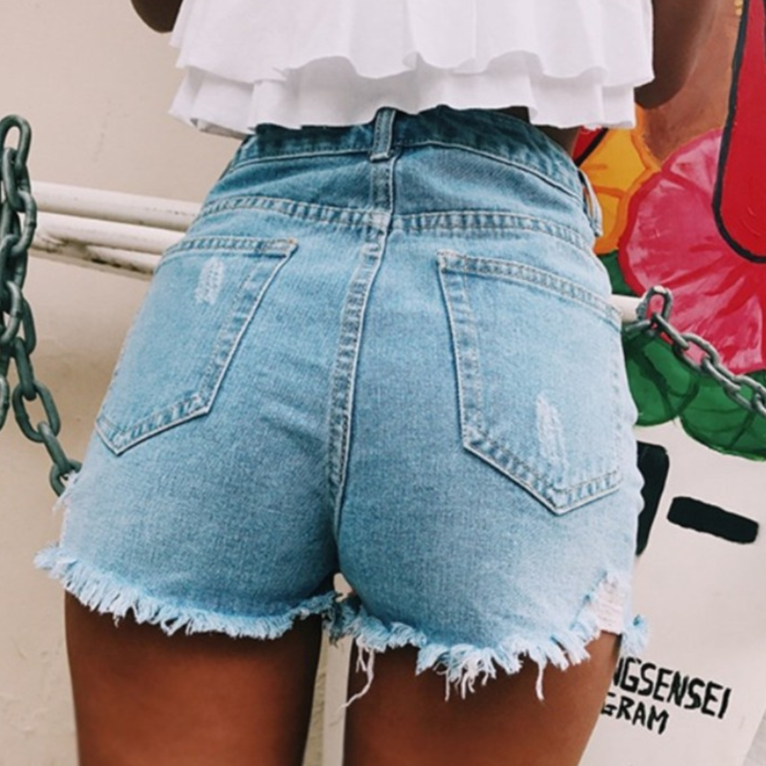 Ondine – Trendy Denim Shorts voor Dames | Zomerse Stijl