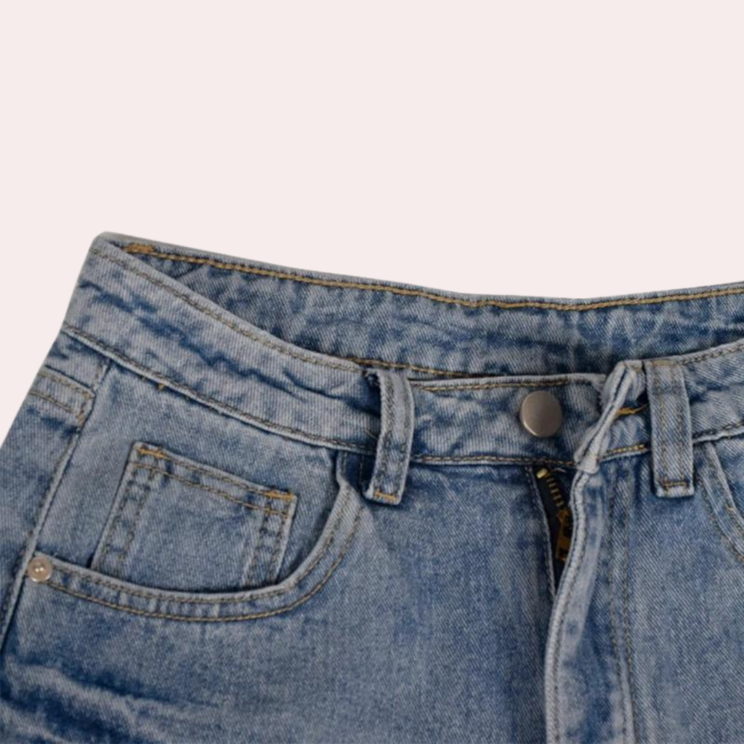 Ondine – Trendy Denim Shorts voor Dames | Zomerse Stijl