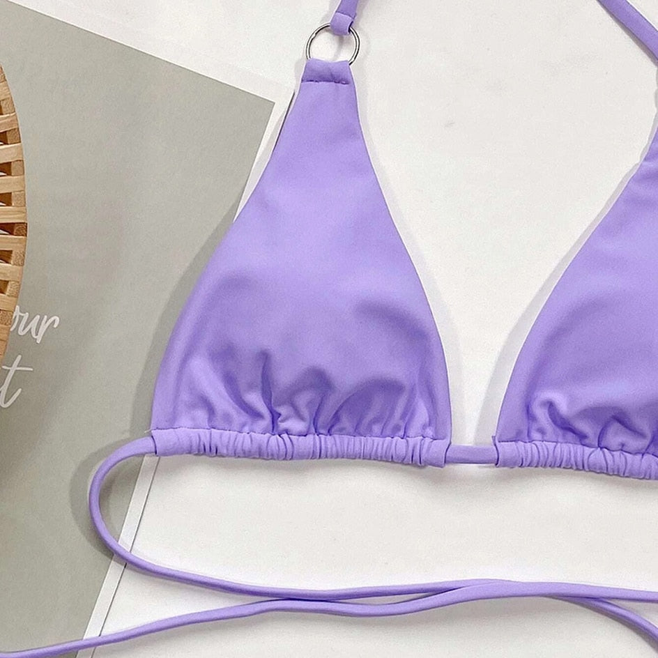 Syl Criss Cross Bikini – Elegant, Stijlvol en Zelfverzekerd op het Strand