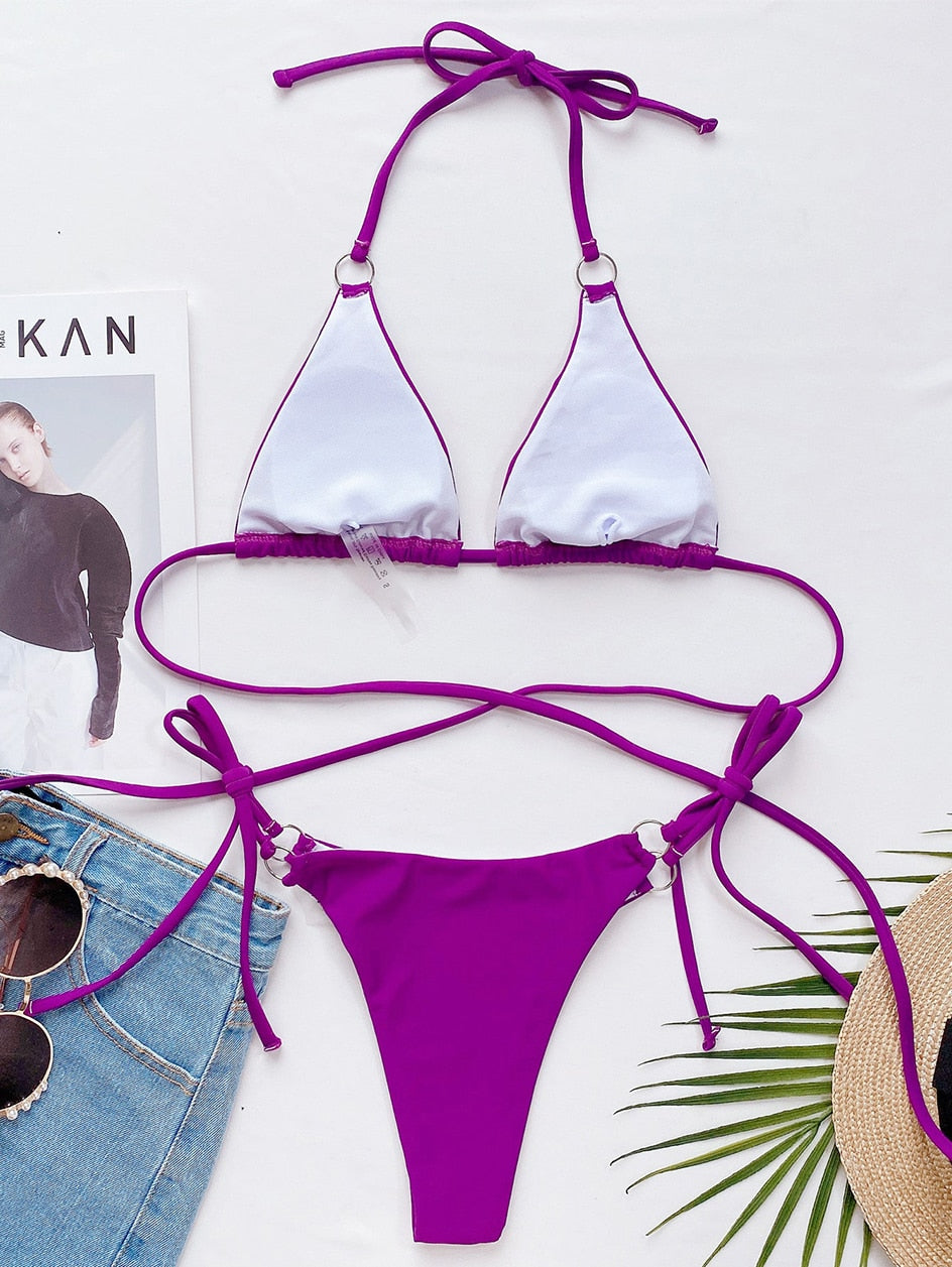 Syl Criss Cross Bikini – Elegant, Stijlvol en Zelfverzekerd op het Strand