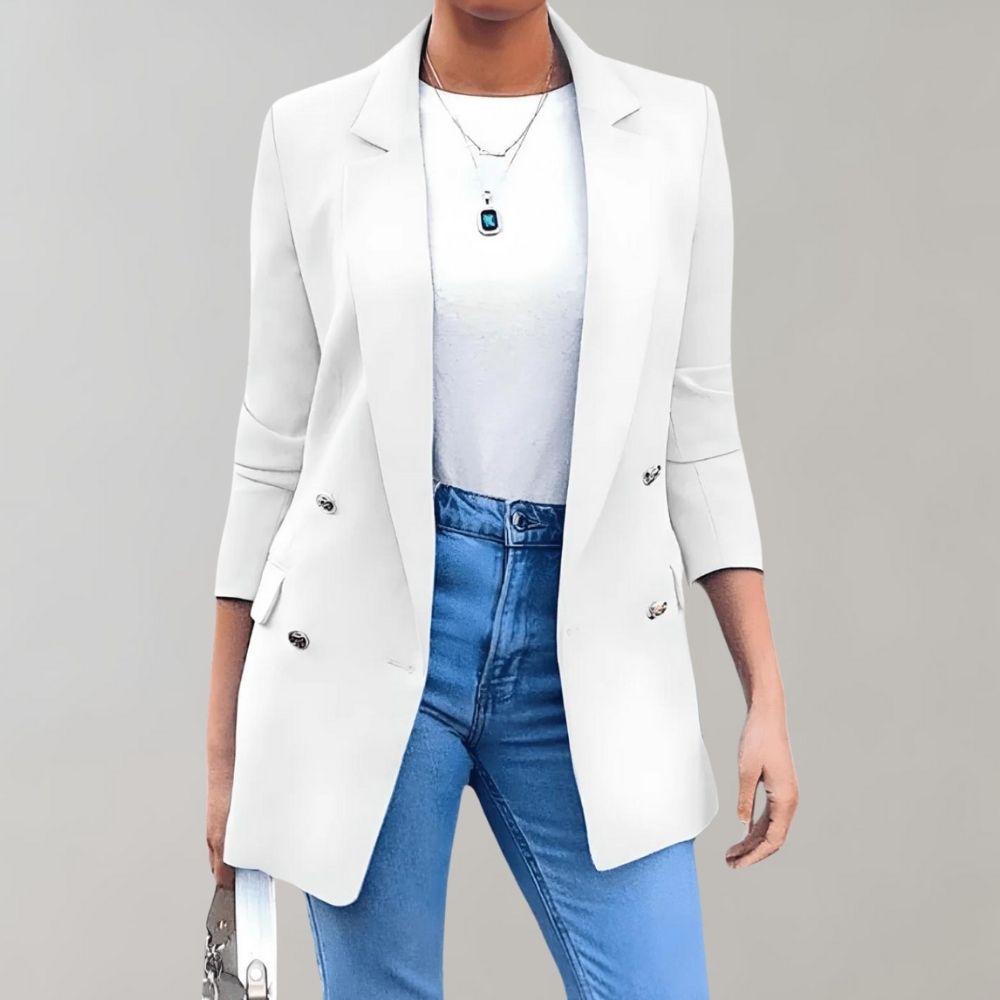 Elena – Elegante Zomerblazer voor Dames | Stijlvol, Comfortabel en Veelzijdig