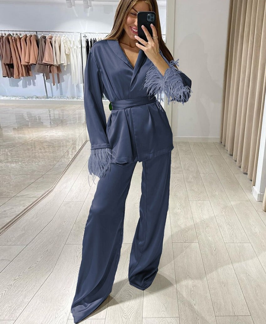 Sill Satin Suit | Elegant, Stijlvol & Silky Pyjama Set voor Dames