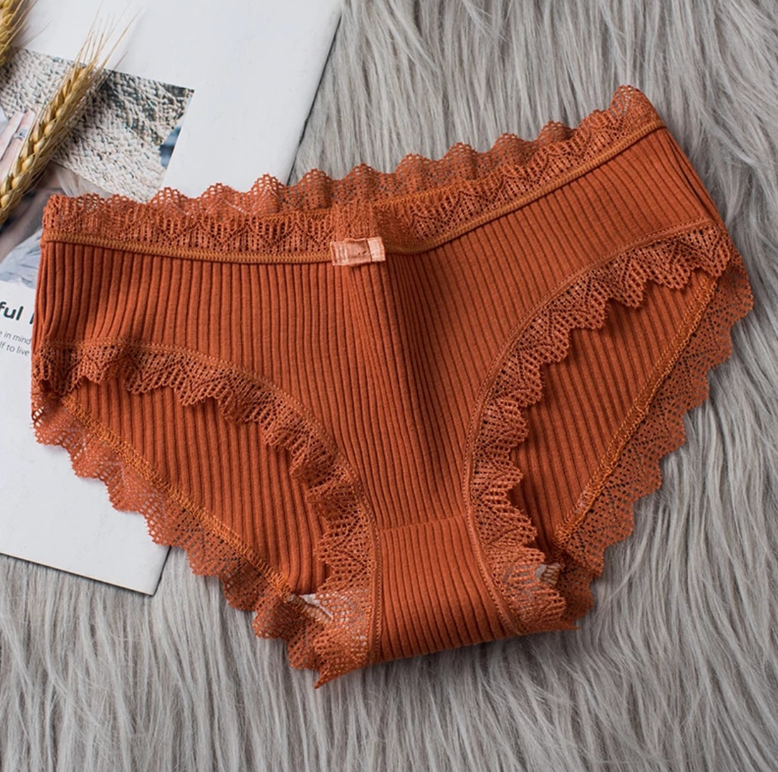 Slipjes Set – 3x Lage Taille Kanten Slipjes voor Vrouwen