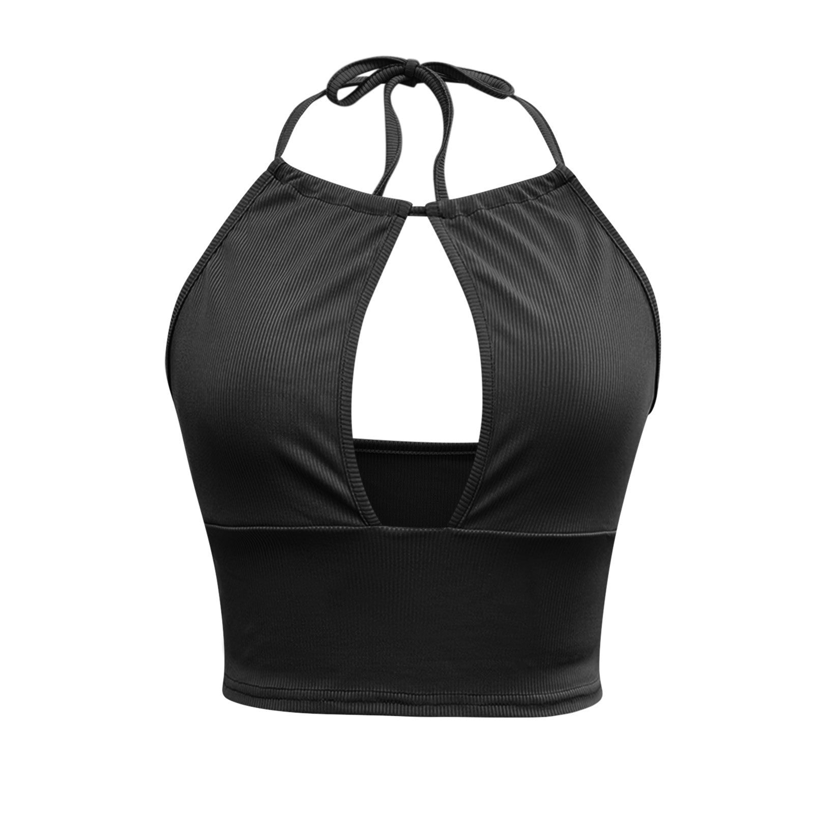 Dames Zomer Camisole Haltertop – Sexy Hollow Out Top