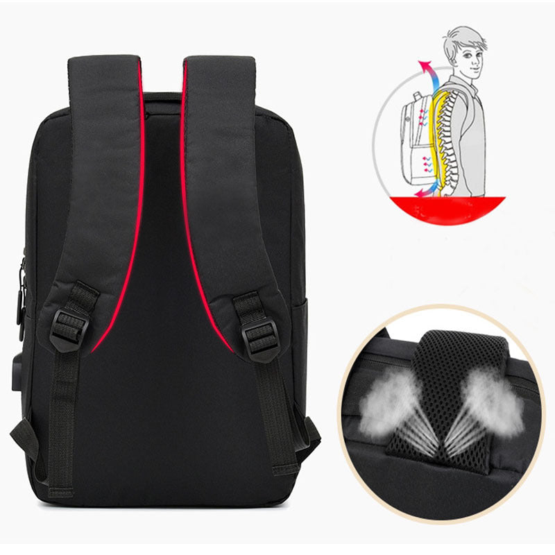 Laptoprugzak met USB-ontwerp Zakelijke tassen Heren