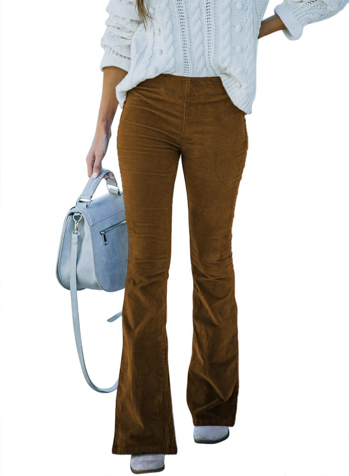 ISLA | Fluwelen Flared Broek – Elegant Comfort in een Tijdloze Pasvorm