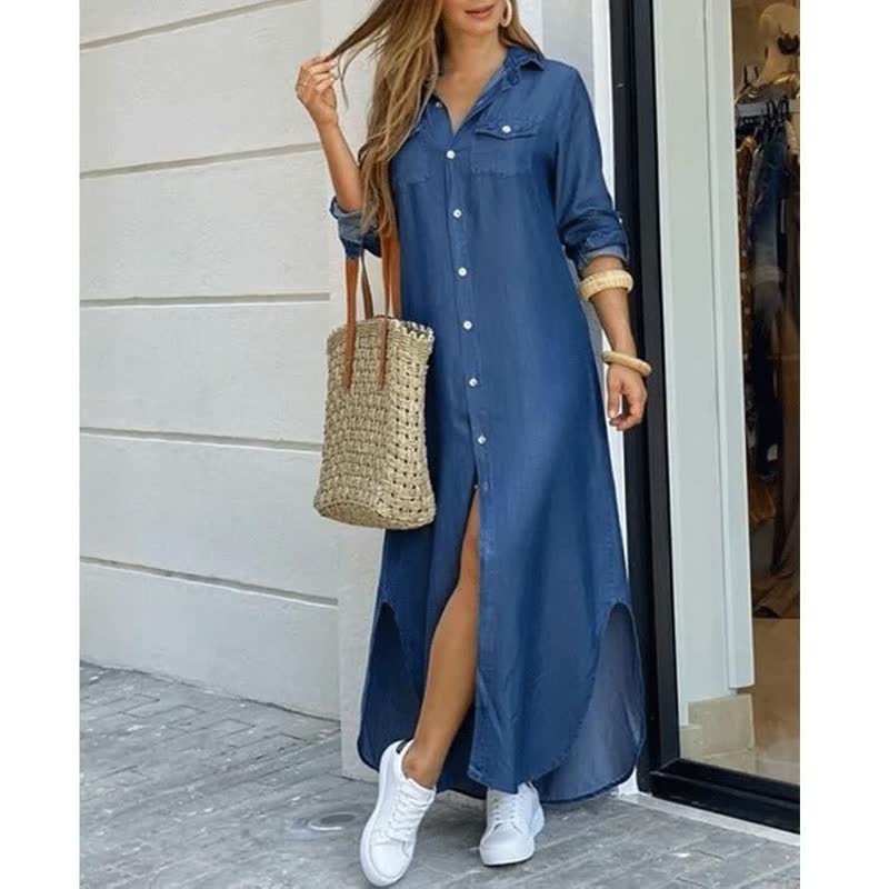 Lange Street Style Jurk – Comfort en Elegant