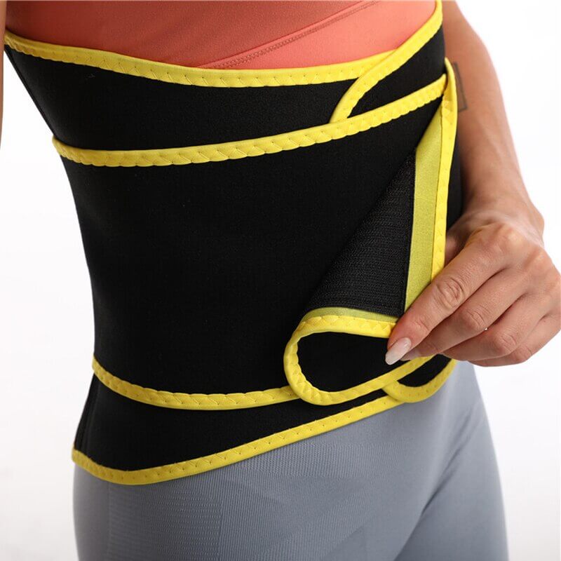 Ceinture amincissante pour femme – Ceinture de sauna sportive pour brûler les graisses du ventre