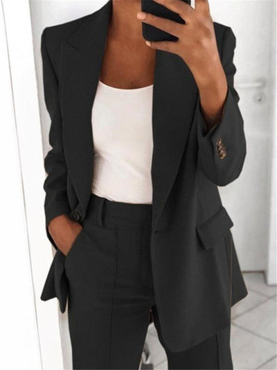 Sophia | Chique Dames Blazer & Broek Set – Modern, Tijdloos & Elegante Stijl