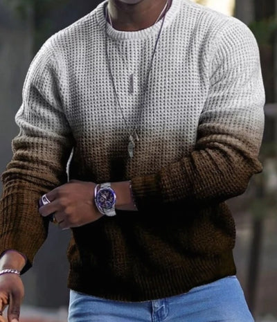 Pull pour homme - Haut à manches longues décontracté et tendance