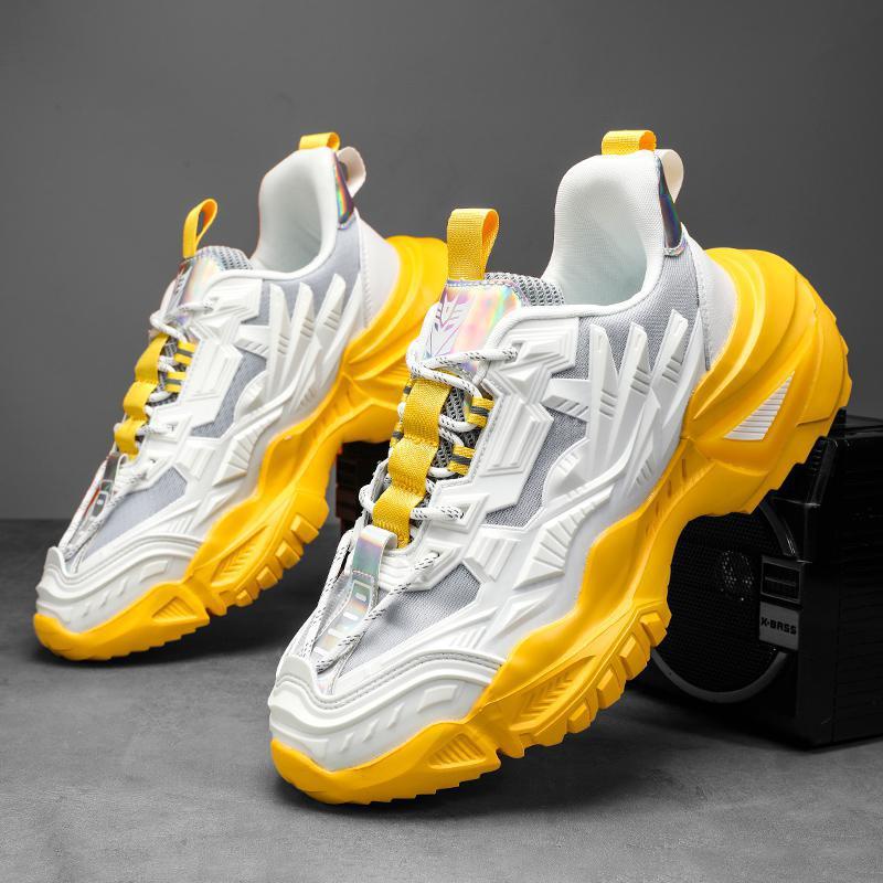 Baskets tendance et décontractées pour hommes – Chaussures Mech Dad tendance