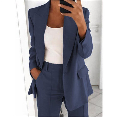 Sophia | Chique Dames Blazer & Broek Set – Modern, Tijdloos & Elegante Stijl