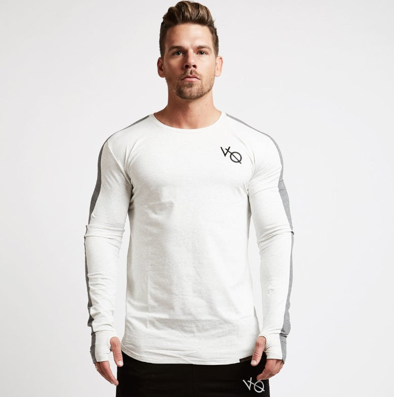 Lange Mouw T-shirt voor Heren – Sportief & Comfortabel