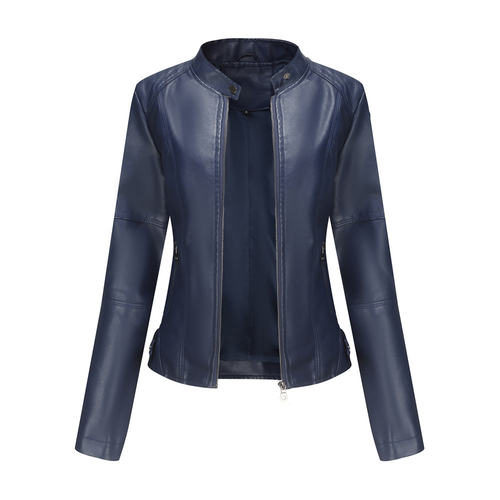 Sloan | Leren Dames Bikerjack – Tijdloze Cool Met Een Vrouwelijke Edge