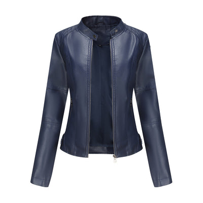 Sloan | Leren Dames Bikerjack – Tijdloze Cool Met Een Vrouwelijke Edge