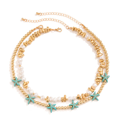 Trendy Starfish Shell Necklace for Women – Style and Elegance