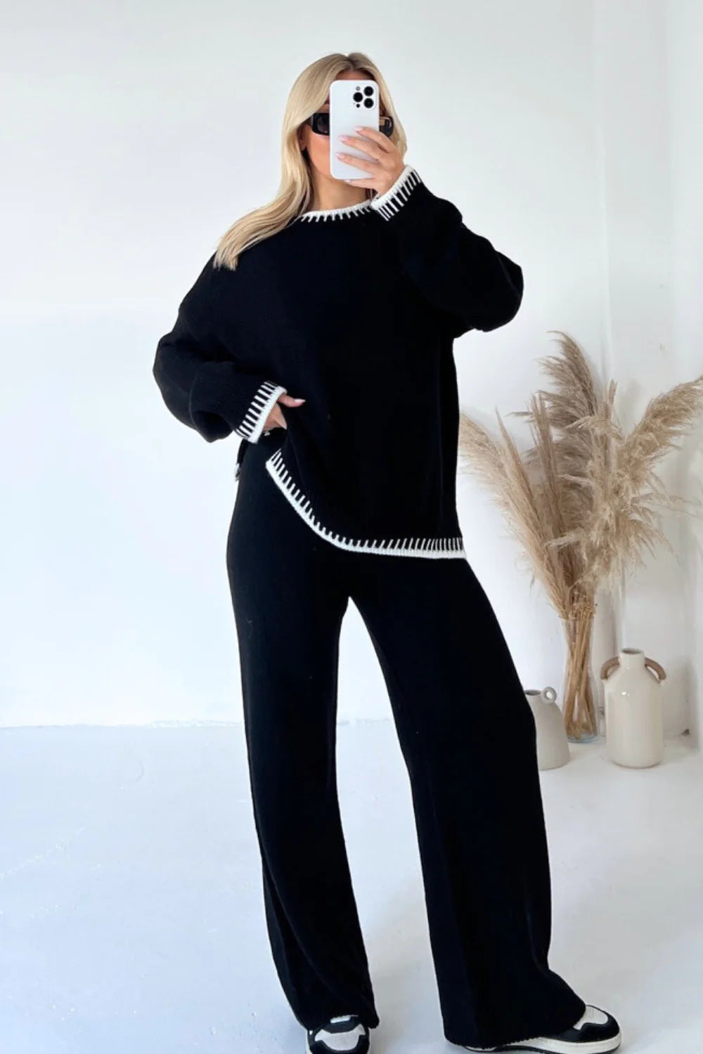 Niva | Stijlvolle Gebreide Set – Tijdloos, Trendy & Comfortabel