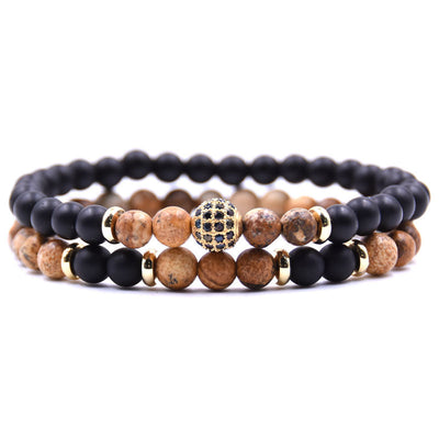 Men's Bracelet Set - Stylish Men's Bracelet Set