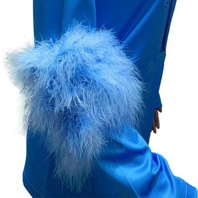 ELARA | Luxury Blazer Set with Feathers – Elegant and Stylish