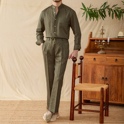 Men's Summer Elastic Waist Casual Pants - Comfortable and Stylish