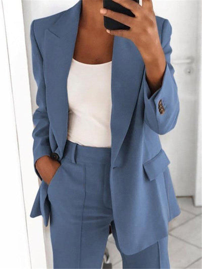Sophia | Chique Dames Blazer & Broek Set – Modern, Tijdloos & Elegante Stijl