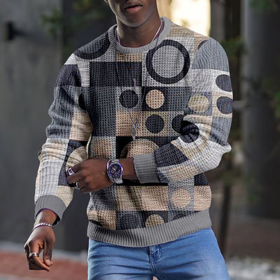 Pull pour homme - Haut à manches longues décontracté et tendance