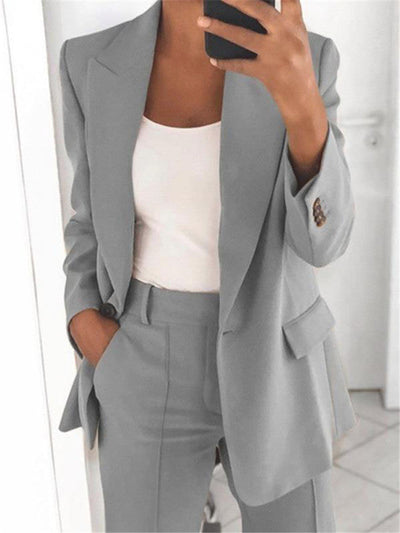 Sophia | Chique Dames Blazer & Broek Set – Modern, Tijdloos & Elegante Stijl