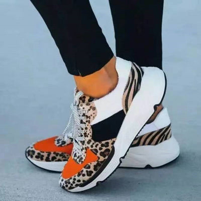 MIA | Women's Sneakers with Leopard Print – Bold Style and Comfort