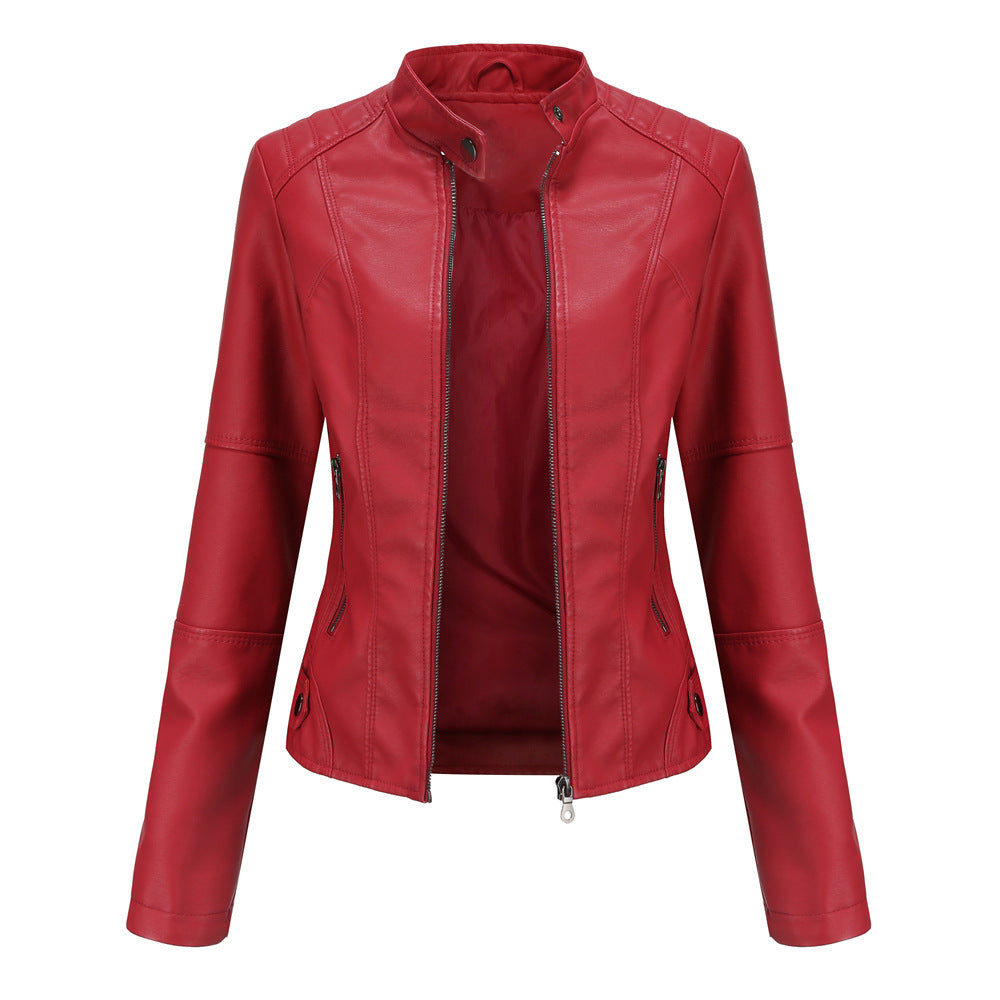 Sloan | Leren Dames Bikerjack – Tijdloze Cool Met Een Vrouwelijke Edge