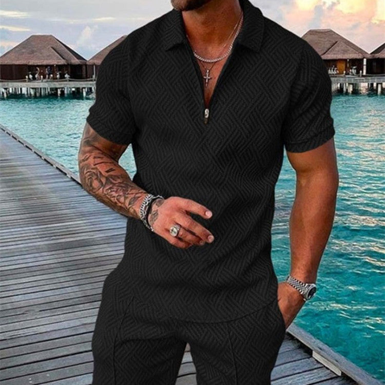 LUCA Summer Set – Zomerse Herenoutfit met Polo & Korte Broek