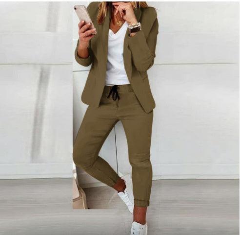 Elara | Dames Blazer & Broek Set – Chic, Tijdloos & Veelzijdig
