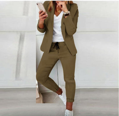 Elara | Dames Blazer & Broek Set – Chic, Tijdloos & Veelzijdig