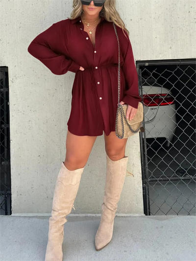 Jessica Satijnen Romper Jurk - Trendy en Elegante Stijl