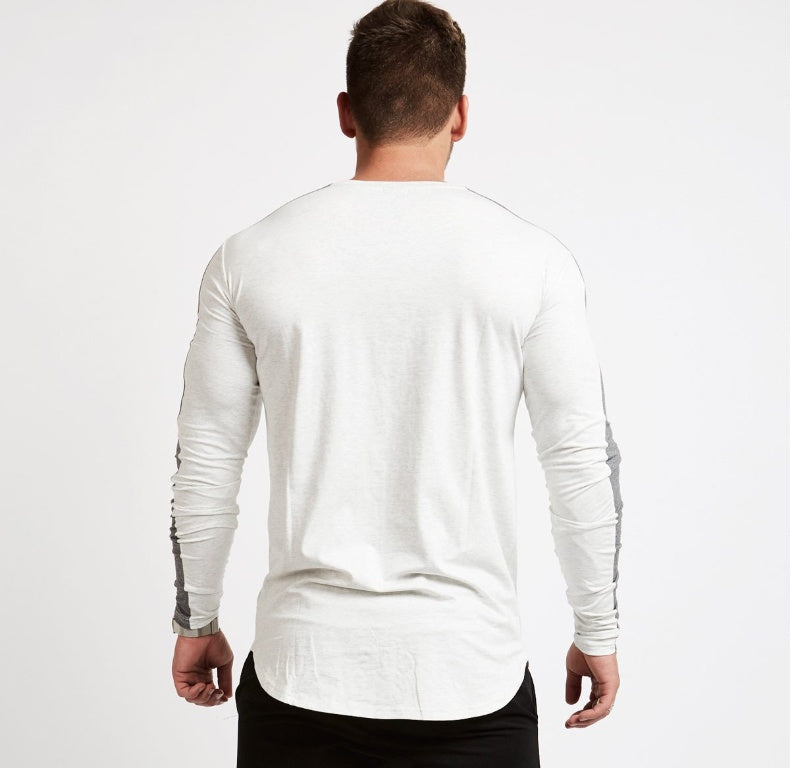 Lange Mouw T-shirt voor Heren – Sportief & Comfortabel