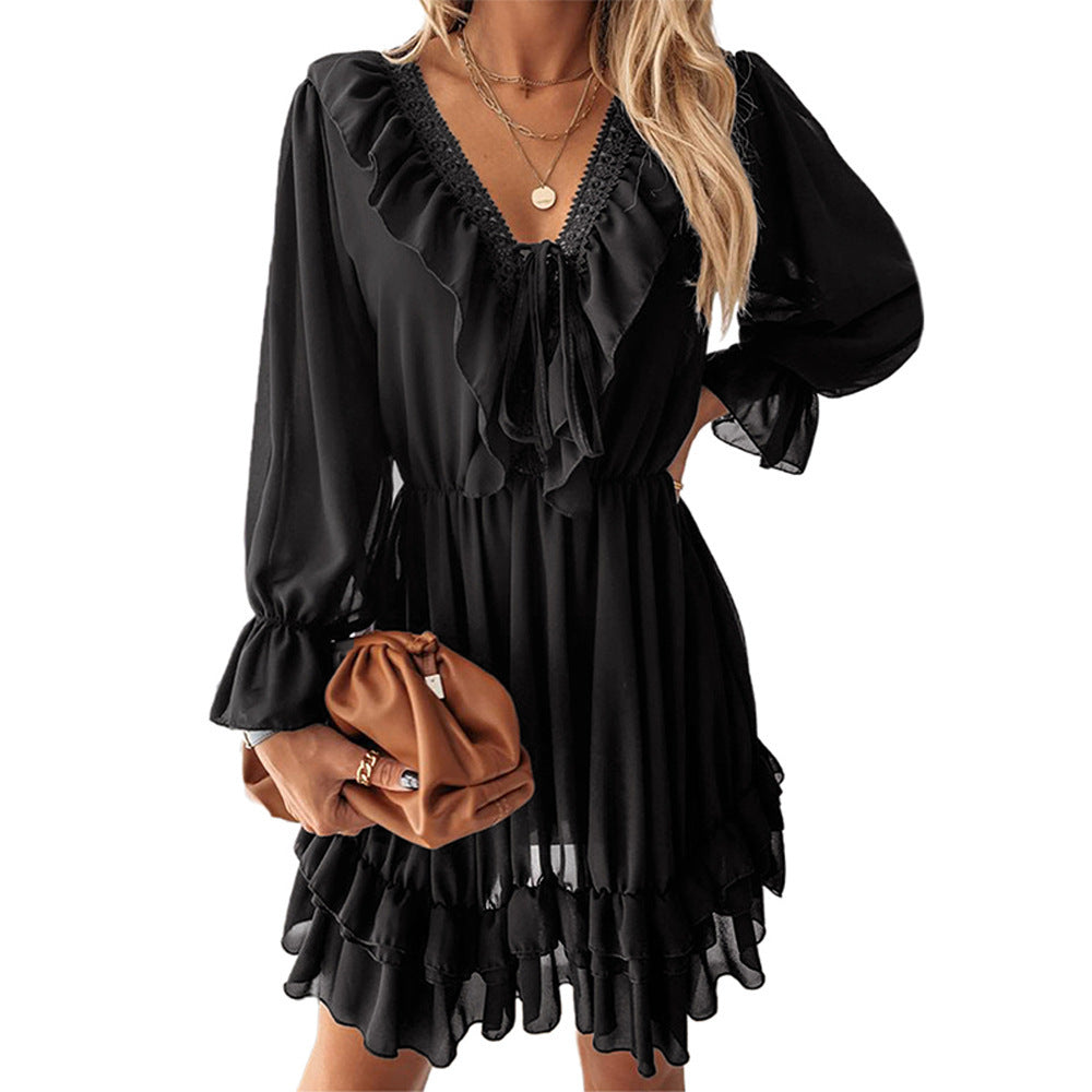 Bohemian Chic Jurk - Elegant en Vrouwelijk, Perfect voor Elke Gelegenheid
