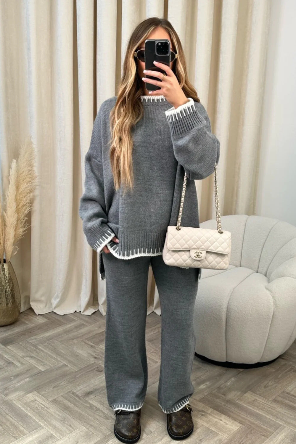 Niva | Stijlvolle Gebreide Set – Tijdloos, Trendy & Comfortabel