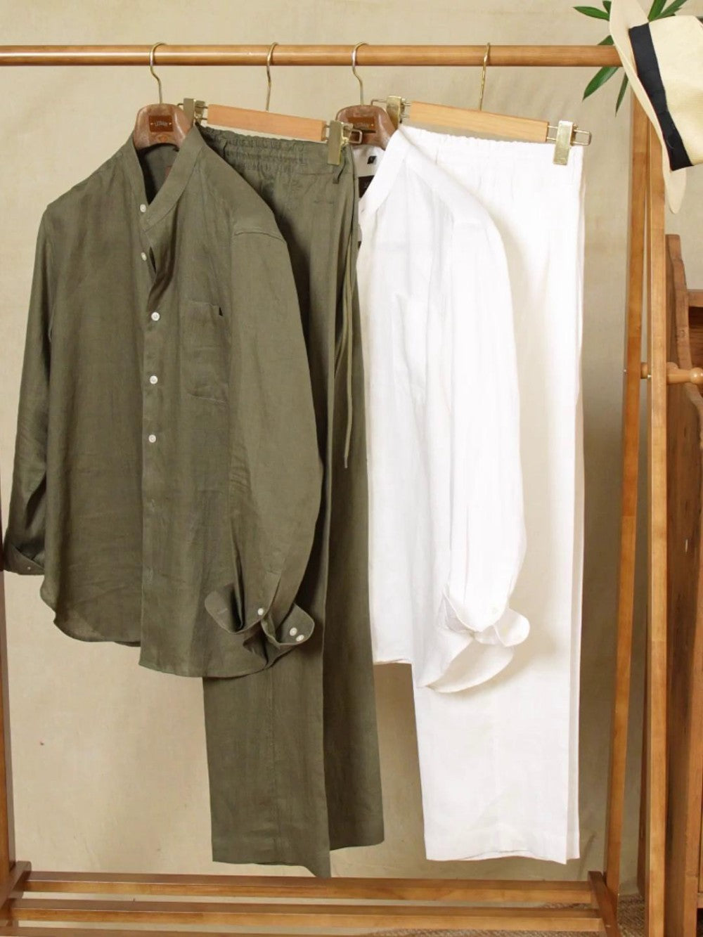 Men's Summer Elastic Waist Casual Pants - Comfortable and Stylish