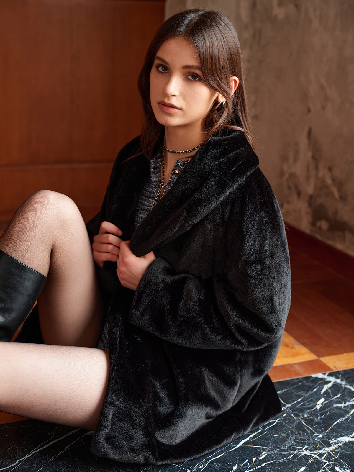 Luxe Faux Fur Damesjas | Warm & Stijlvol voor de Winter